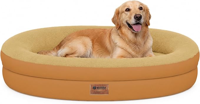 Orthopedic Dog Bed for Large Dogs, Waterproof Dog Bed for Large Size Dogs by Wozoke