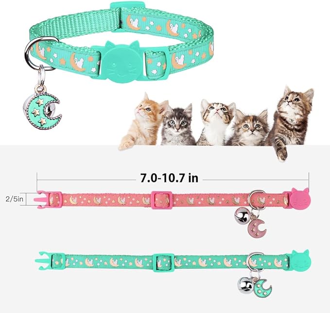 Baeuppit 2Pcs Breakaway Cats Collars Cat Collars - Image 5