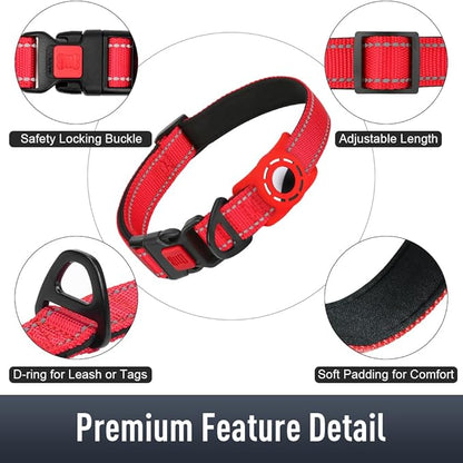 AirTag Dog Collar with AirTag Holder Compatible - Image 5