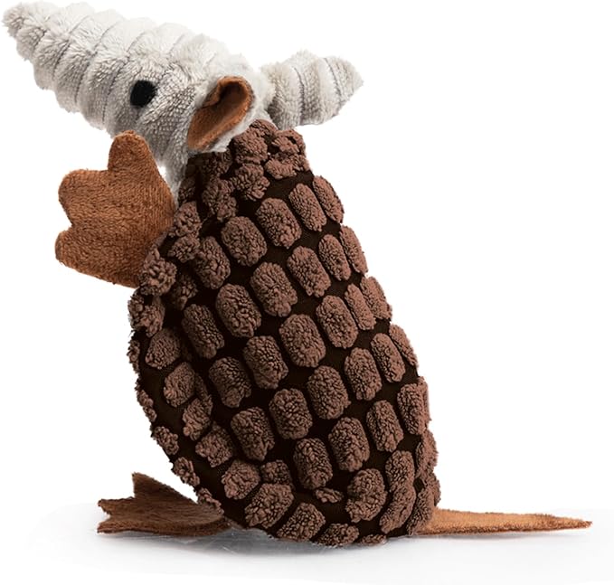 Hollypet Plush Dog Squeaky Toy Stuffed Armadillo Animal Pet Puppy Chew Toys by Hollypet