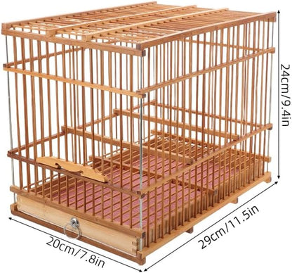 Totority Bamboo Woven Small Bird Cage - Image 8
