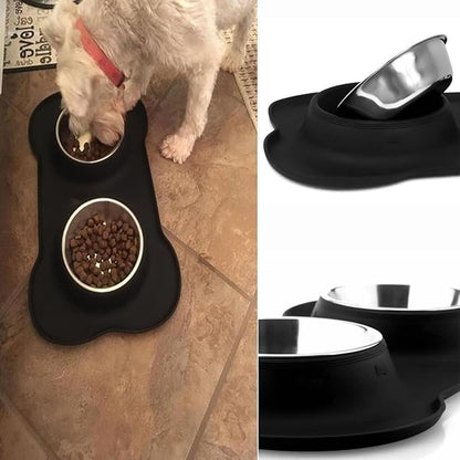 AsFrost Dog Food Bowls Stainless Steel Pet Bowls & Dog Water Bowls No Spill Non - Image 6