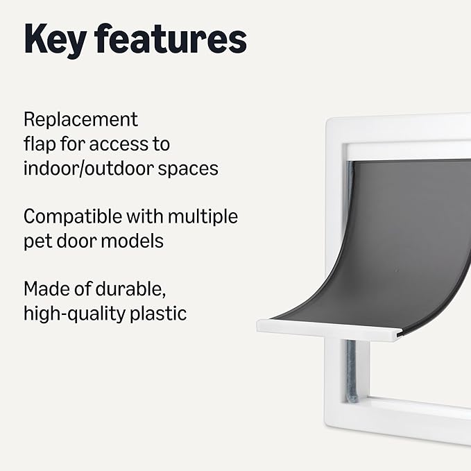 Amazon Basics Dog and Cat Door Replacement Flap, 7.4 x 12.2 Inches - Image 2
