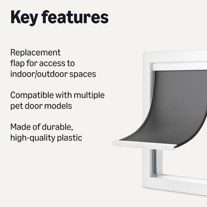 Amazon Basics Dog and Cat Door Replacement Flap, 7.4 x 12.2 Inches - Image 2