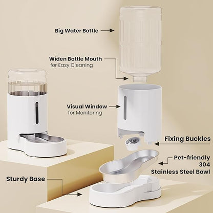 CZPET Dog Water Bowl Dispenser 7L, Wider Mouth & Upgraded Brush - Image 7