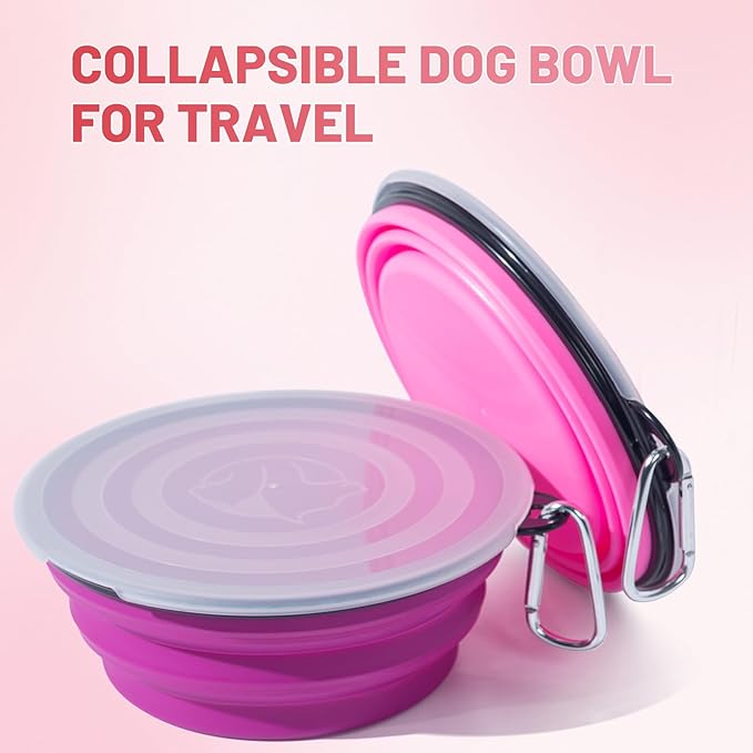 SLSON Dog Bowls Pet Collapsible Bowl - Image 2