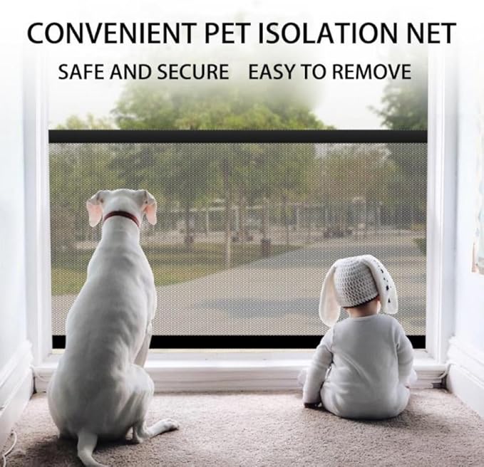 Pet Gate, Retractable Dog Gate, Pet Gate Indoor, Indoor Outdoor Retractable Dog - Image 2