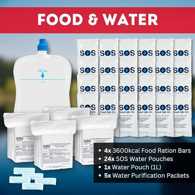 Emergency Zone 2 & 4 Person 72 Hour Survival Kit | Bug Out Bag - Image 3