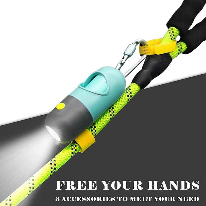 Dog Poop Bags Holder with LED Flashlight|Pet Waste Bags Dispenser - Image 2