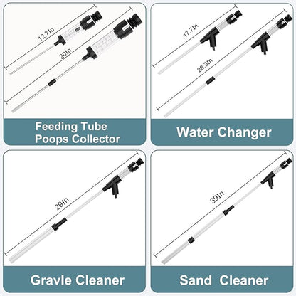 Carefree Fish Aquarium Siphon Gravel Cleaner 6Ft Hose Tank Water Changer Sand - Image 5