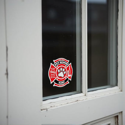Psyfer® Pet Rescue Alert Fire Safety Stickers - Image 6