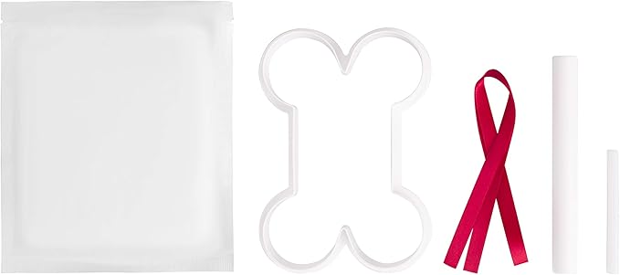 Kate & Milo Christmas Pet Paw Print Bone Ornament, Pet Holiday Decor, Dogs or - Image 2