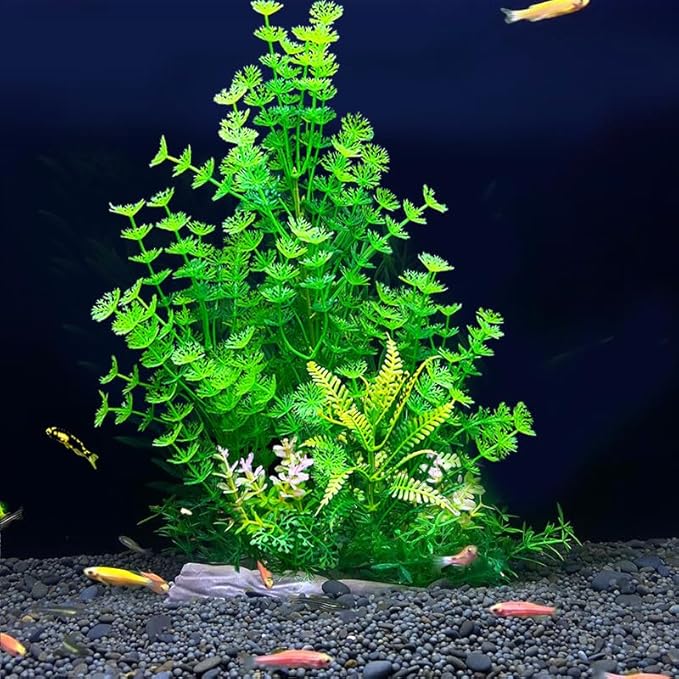2 Pack Aquarium Decor Plastic Plants Extra Large Artificial Fish Tank Plants - Image 3