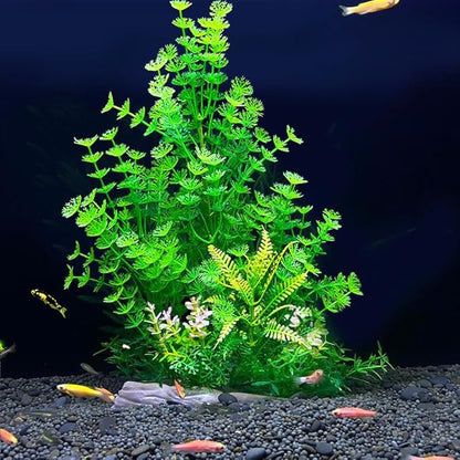2 Pack Aquarium Decor Plastic Plants Extra Large Artificial Fish Tank Plants - Image 3