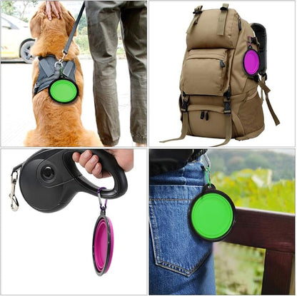 Dog Bowl Pet Collapsible Bowls, 2 Pack Collapsible Dog Water Bowls - Image 7