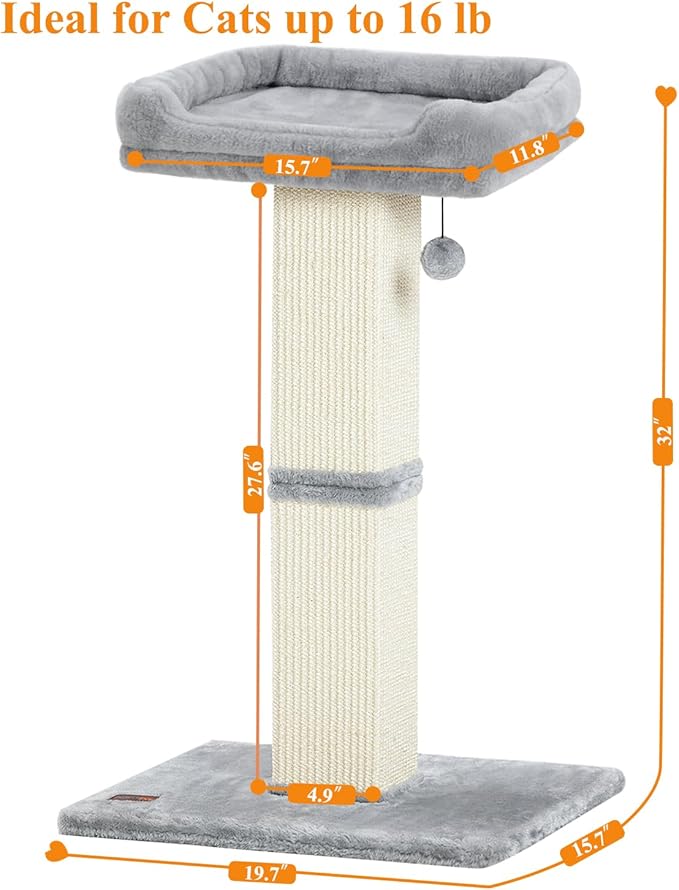 Karolpar 32" Cat Scratching Post - Image 6