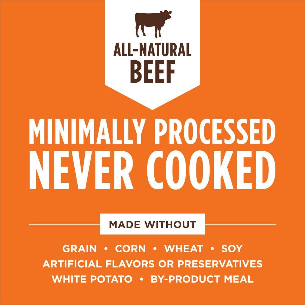 Instinct Raw Boost Mixers, Freeze Dried Dog Food Topper, Grain Free Recipe - All Natural Beef, 6 oz. Bag
