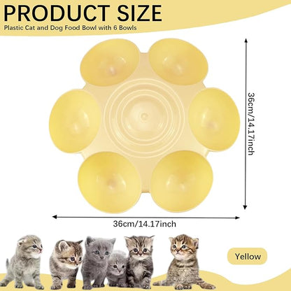 DOERDO Cat Feeding Bowl, Plastic Cat and Dog Food Bowl - Image 2
