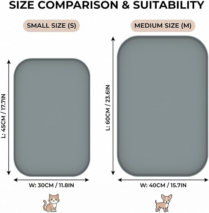 BLESWIN Non-Slip Silicone Dog Food Mat - Image 2