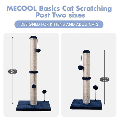 MECOOL Cat Scratching Post Premium Basics Kitten Scratcher Sisal Scratch Posts - Image 6