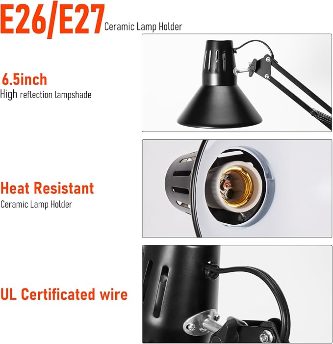 Reptile Heat lamp Reptile Light Fixture - Image 4
