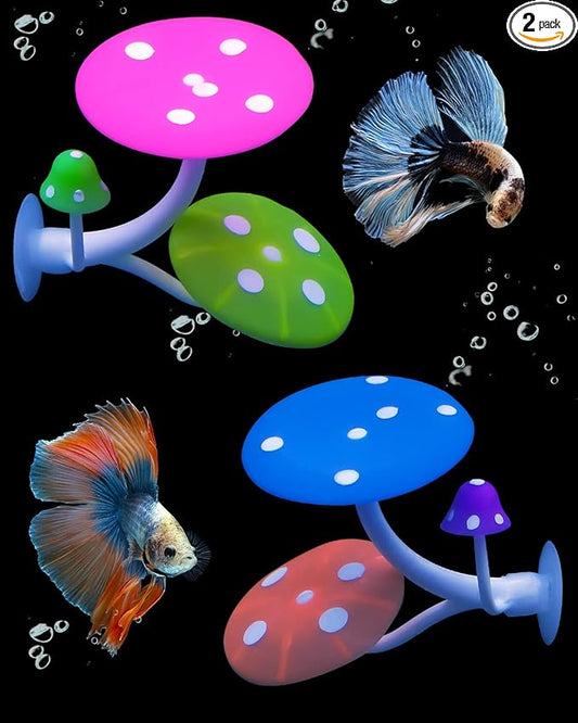 Uniclife Betta Mushroom Hammock Soft Aquarium Rest Bed Fish Breeding Playing Pad by UnicLife
