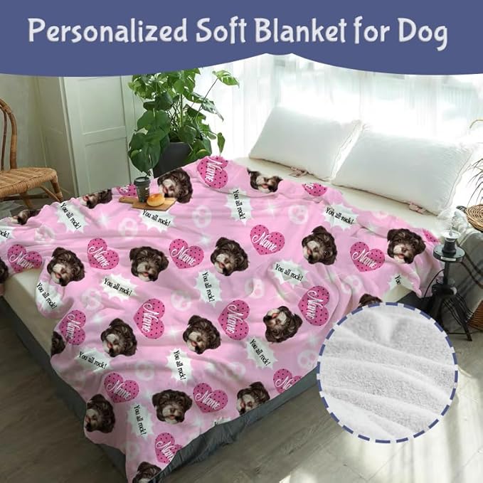 Customized Dog Blanket with Name - Image 5