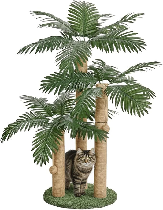 LEMONDA 31.5Inch Cat Scratching Post, Cat Scratcher Tree by LEMONDA
