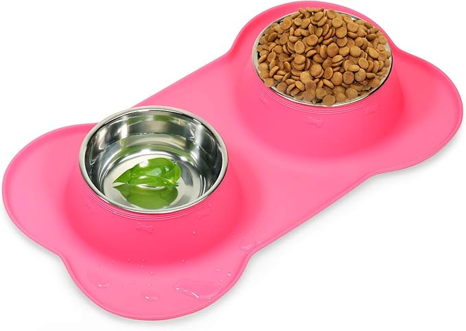 AsFrost Dog Food Bowls Stainless Steel Pet Food Bowls & Dog Water Bowls by AsFrost