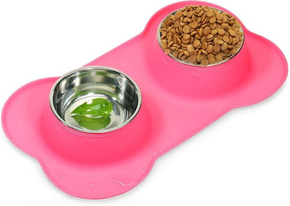 AsFrost Dog Food Bowls Stainless Steel Pet Food Bowls & Dog Water Bowls by AsFrost