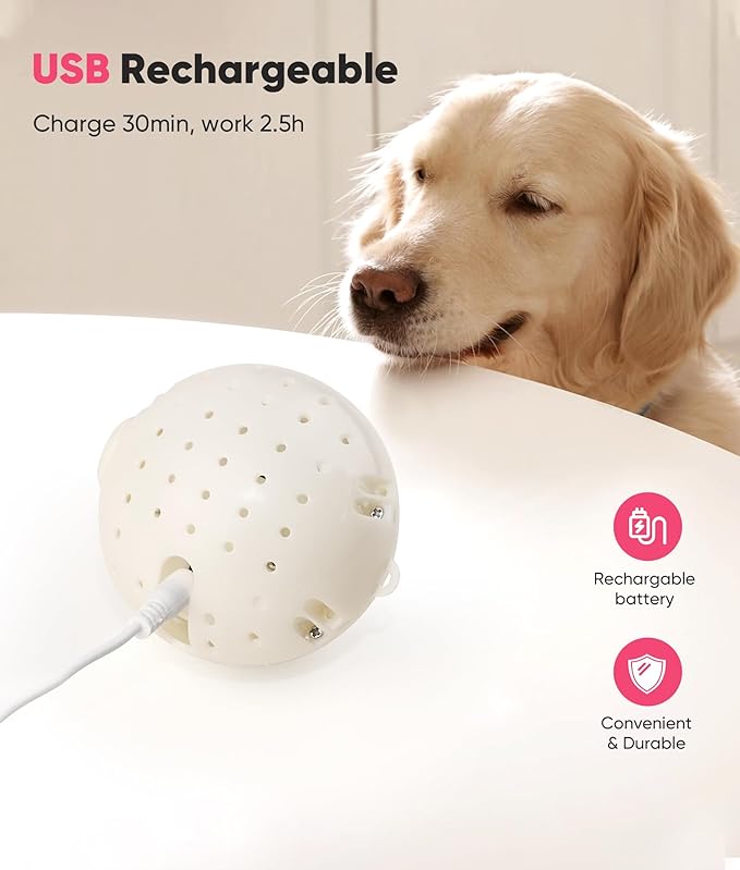 Petbobi Interactive Dog Toys Ball, USB Rechargeable Moving Dog Toy - Image 6