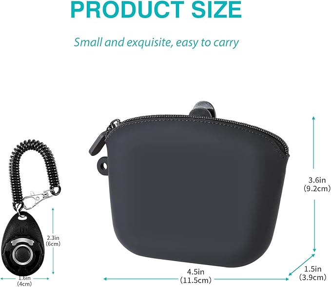 Dog Training Treat Pouch with Clip, Portable Waterproof Puppy Treat Bag and - Image 6