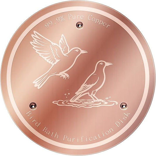 Bird Bath Copper Disk, 99.99% Pure Copper Bird Bath Cleaner, Triple-Point by Unknown