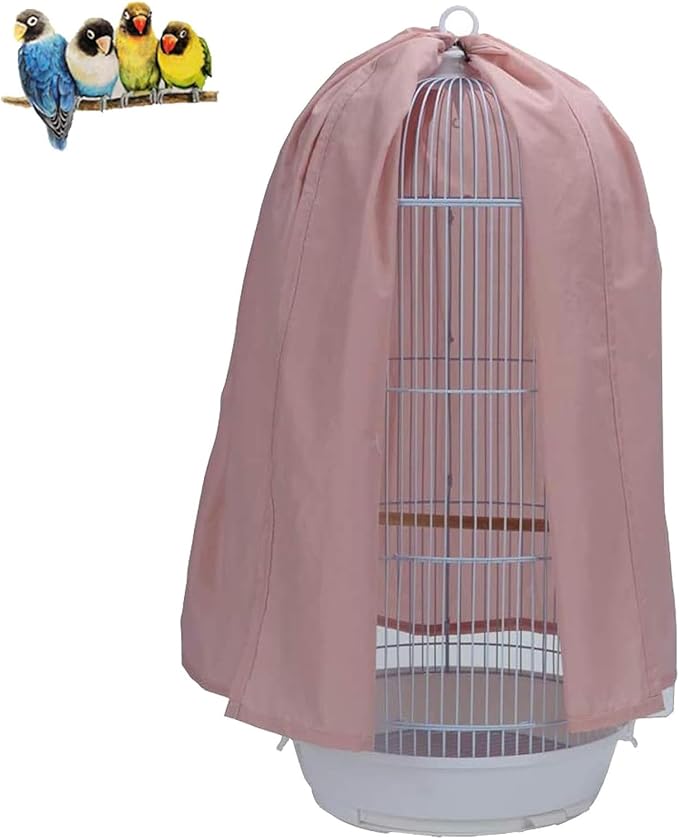 QBLEEV Round Parrot Birdcage Cover Pet Universal Blackout Cage Cover Shade by QBLEEV