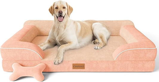 CWAWZ Jumbo Dog Bed for Extra Large Dogs, Orthopedic Dog Bed by CWAWZ