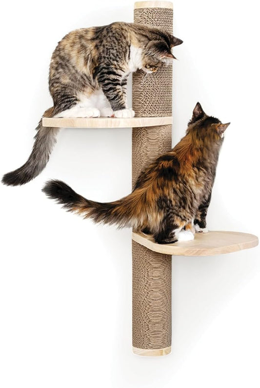 Cat Climbing Wall System – Modern Floating Shelves & Perches by FurHaven