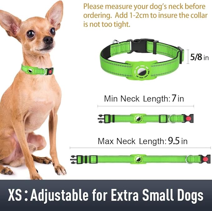 AirTag Dog Collar with AirTag Holder Compatible - Image 6