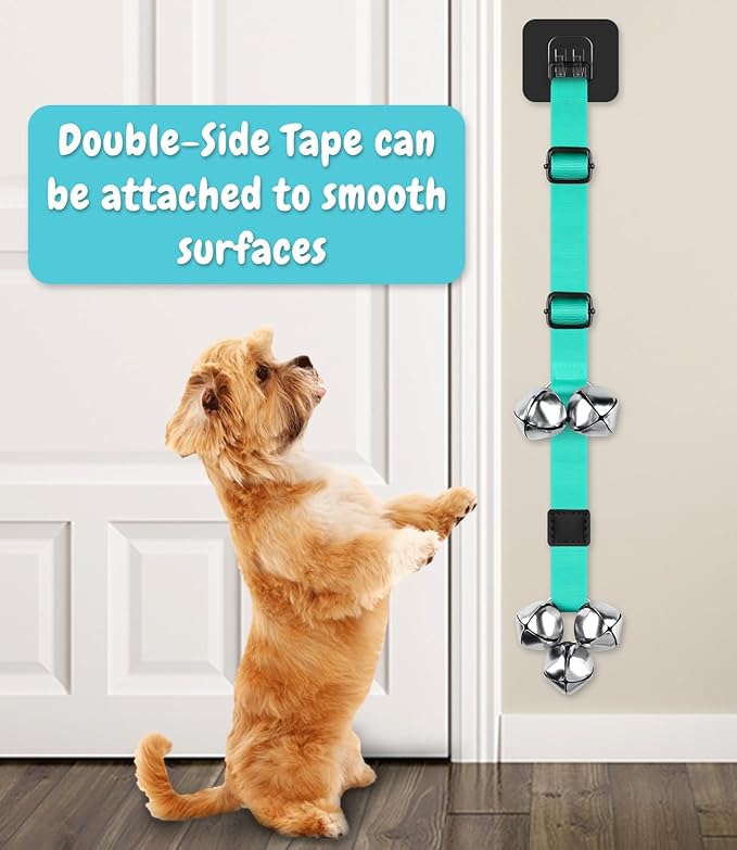 COOYOO 2 Pack Dog Doorbells, Adjustable Potty Training Dog Bells, Upgraded - Image 3