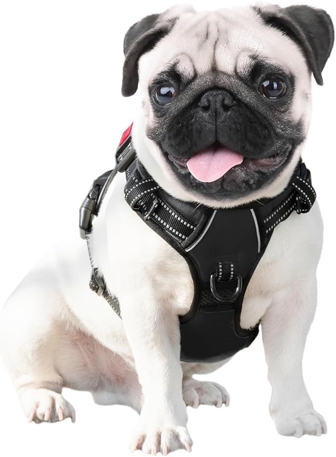 PHOEPET No Pull Dog Harnesses for Small Dogs Reflective Adjustable Front Clip - Image 6