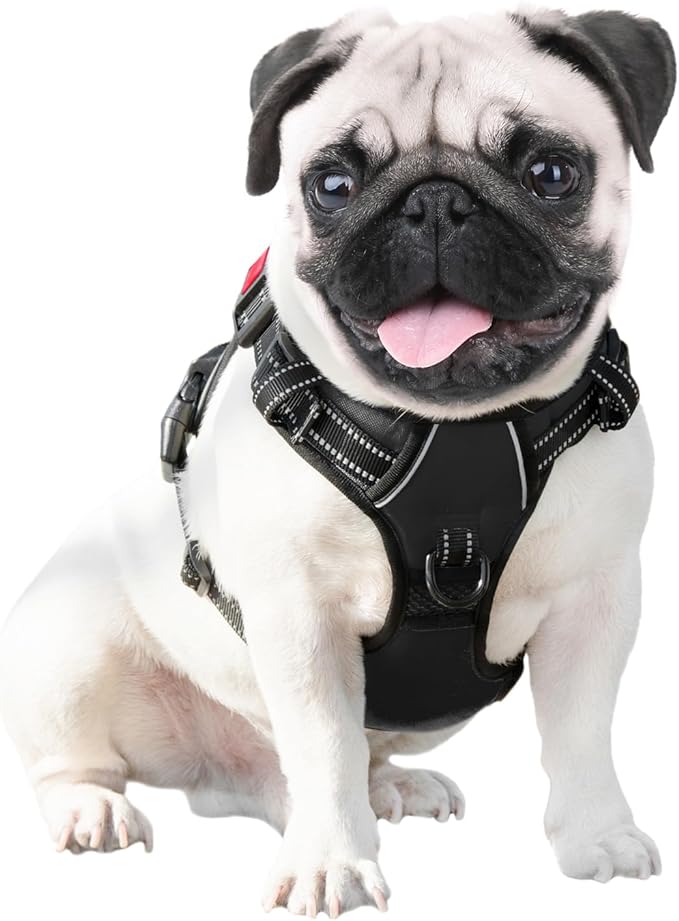 PHOEPET No Pull Dog Harness Medium Reflective Front Clip Vest - Image 6