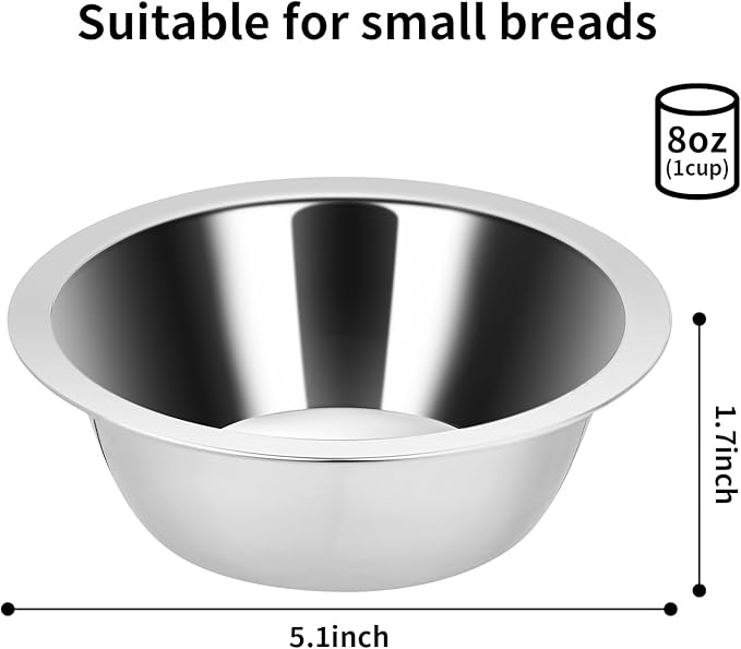 Fri4Free 2PCS Kennel Water Bowl Hanging, Stainless Steel Puppy Bowls - Image 2
