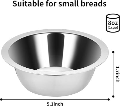 Fri4Free 2PCS Kennel Water Bowl Hanging, Stainless Steel Puppy Bowls - Image 2