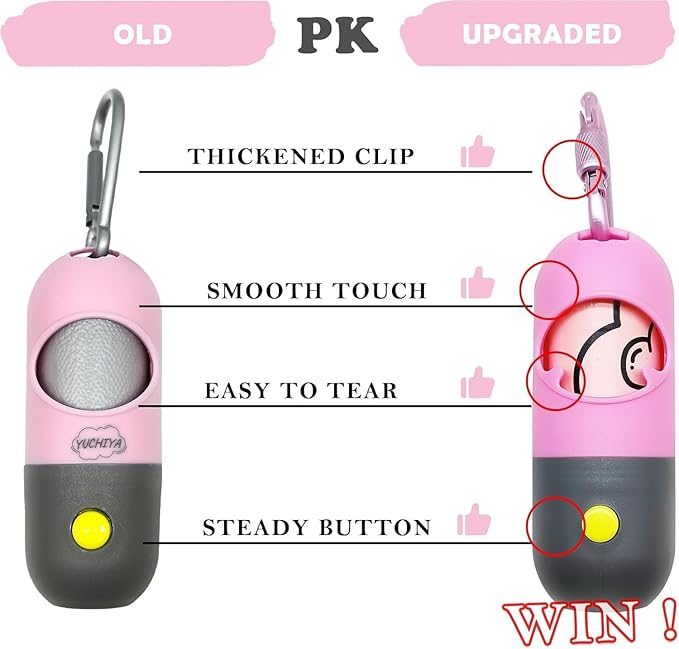 Dog Poop Bags Holder with LED Flashlight|Pet Waste Bags Dispenser - Image 2