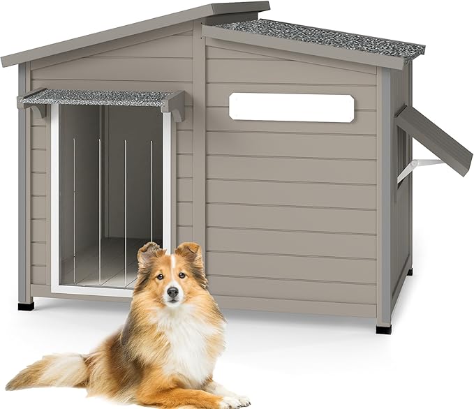 Ketive 43" L Outdoor Extra Large Dog House by Ketive