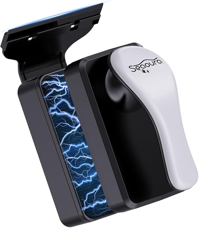 SEAOURA Magnetic Aquarium Cleaner, Dual-Sided Algae Scraper, Floating by SEAOURA