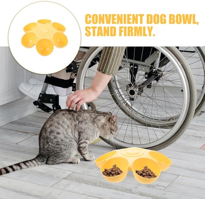 POPETPOP 2pcs Pet Feeding Bowl Sturdy Cat Water Bowl Dog Food Feeder Petal - Image 7