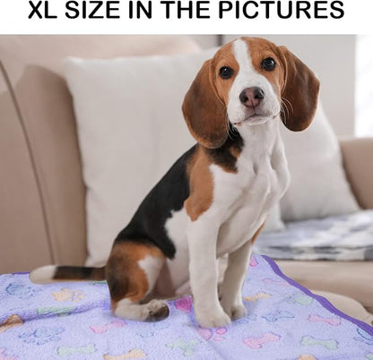 Dono 1 Pack 3 Dog Blankets, Soft Fluffy Fleece Pet Blanket Warm Sleep Mat Paw - Image 6