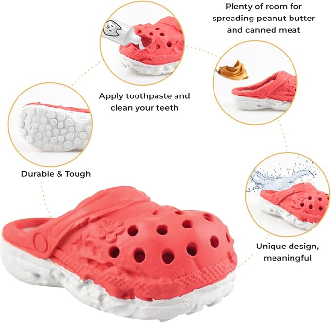 Dog Chew Toys, Tough Dog Toys for Aggressive Chewers, Durable Rubber Puppy Toy - Image 3