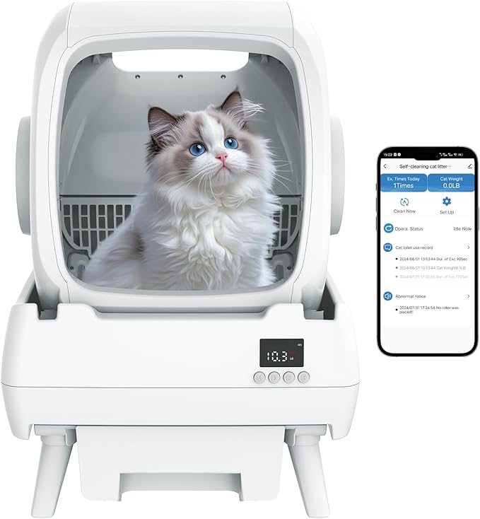 Automatic Cat Litter Box Self Cleaning by Unknown