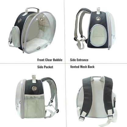 Small Animal Carrier Guinea Pig Backpack, Transparent, Breathable Backpack - Image 3